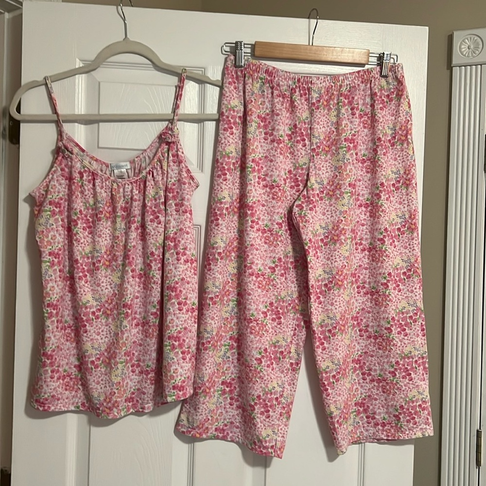 On Gossamer Pink Floral Pajama Set